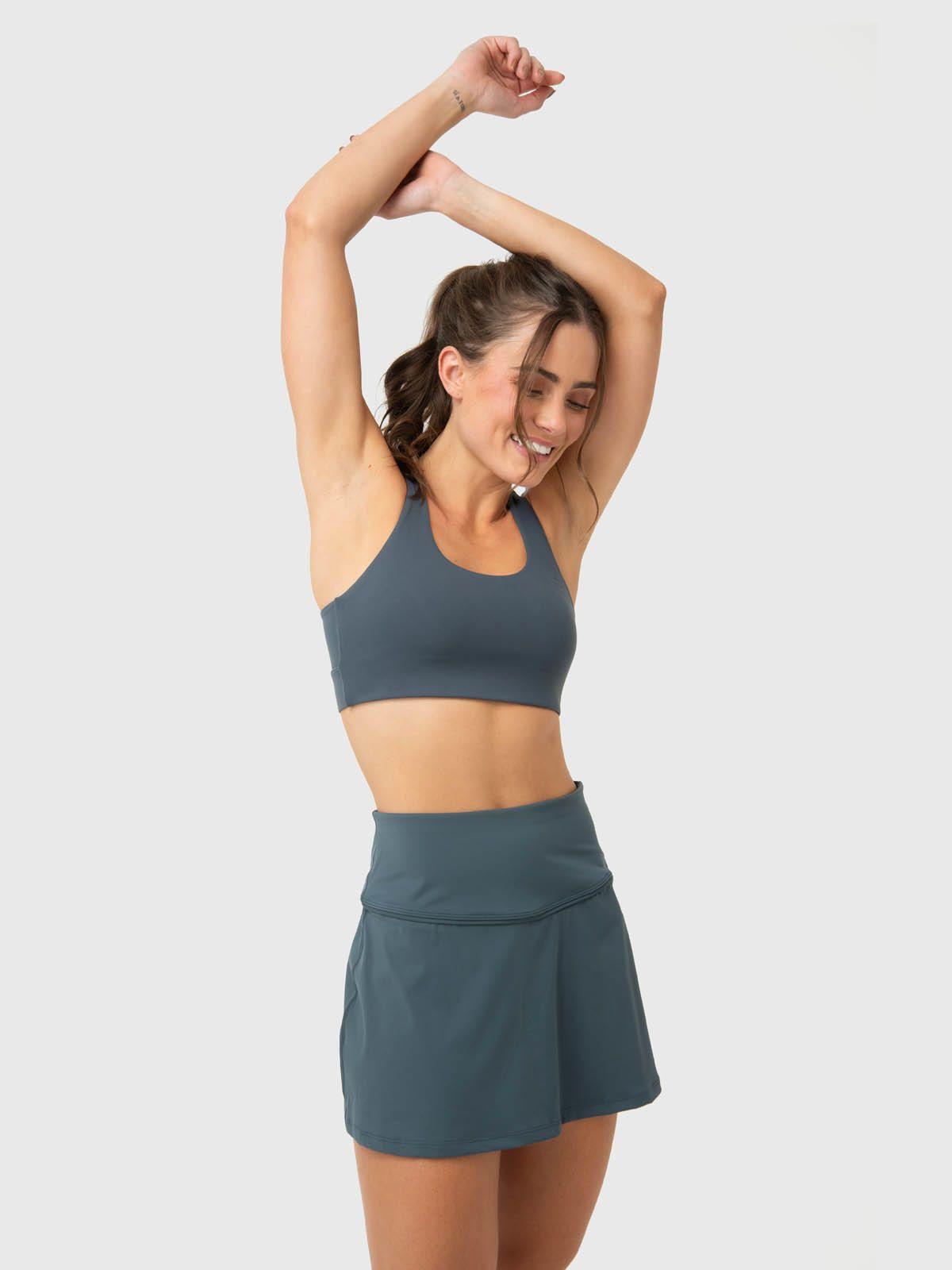 Falda Mujer Court Gris-3