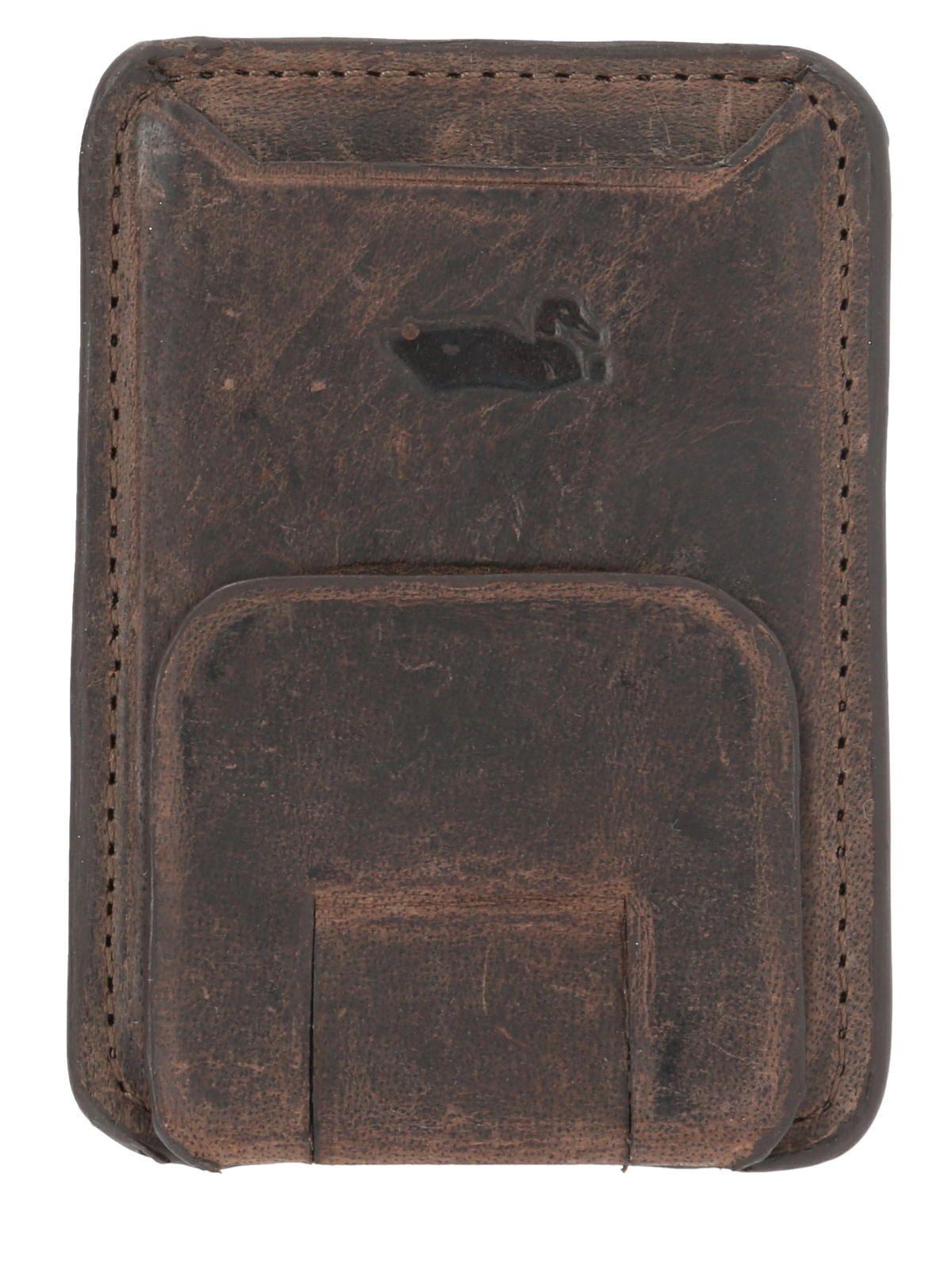 Billetera Cuero Café Phone Cardmagnet Unisex-0
