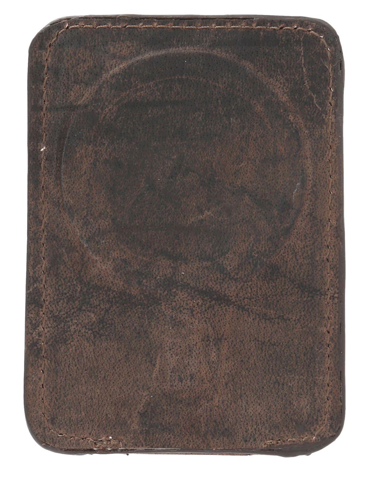 Billetera Cuero Café Phone Cardmagnet Unisex-1