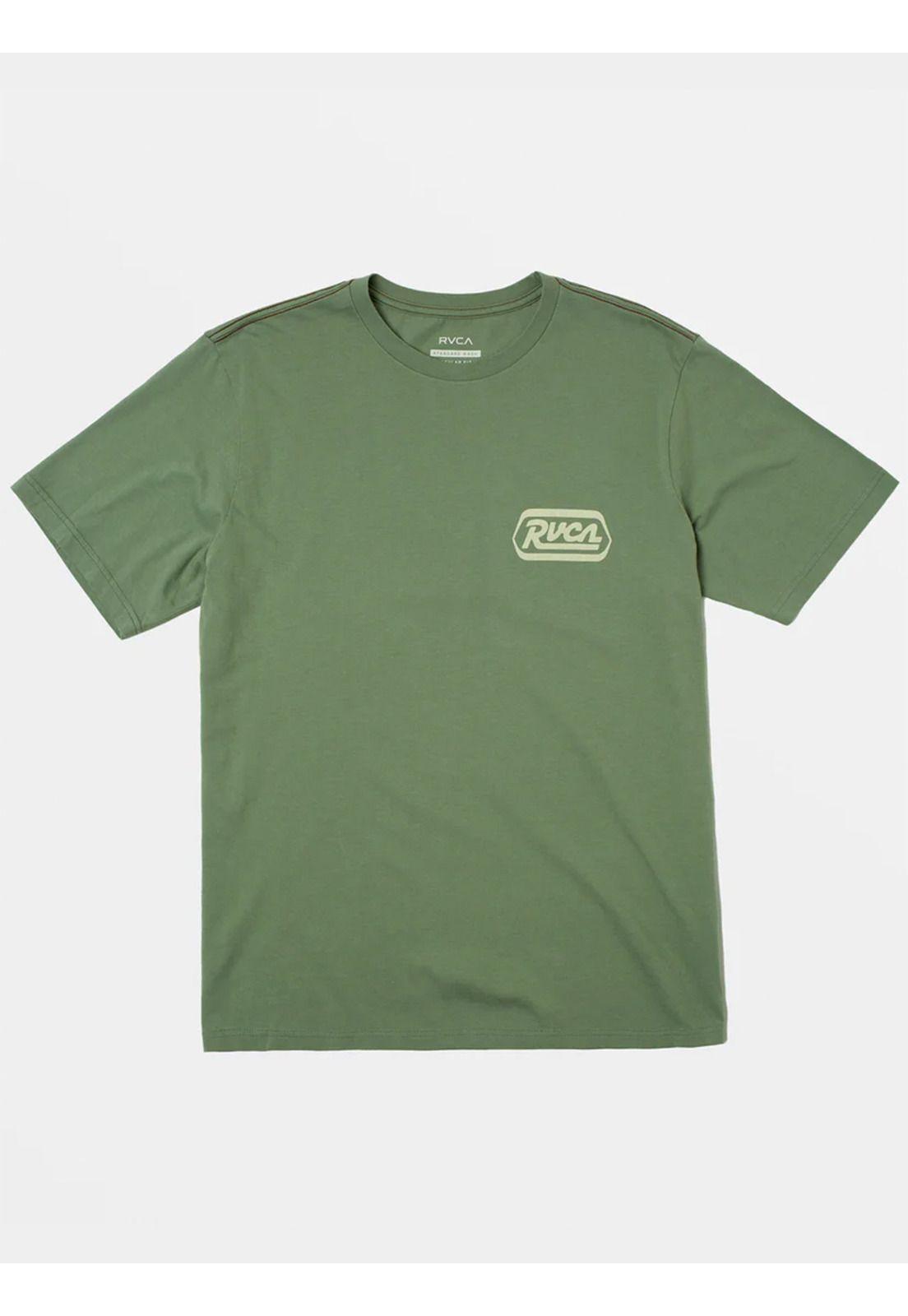 Polera manga corta Hombre Station Verde-0