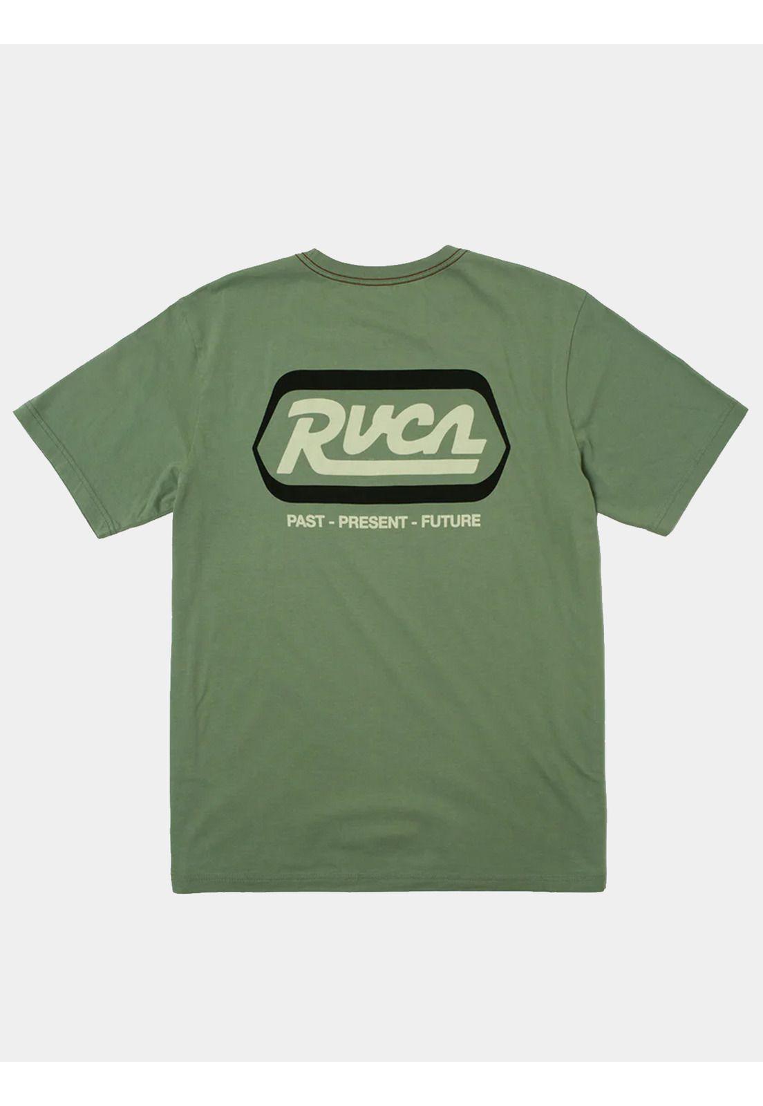 Polera manga corta Hombre Station Verde-1