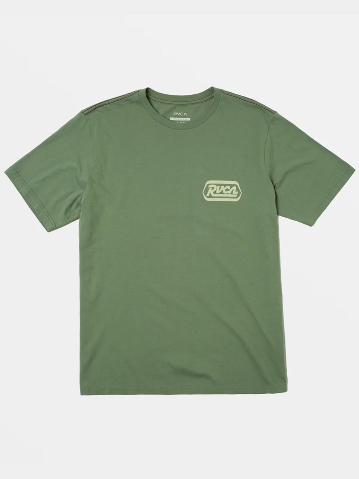 Polera manga corta Hombre Station Verde-0