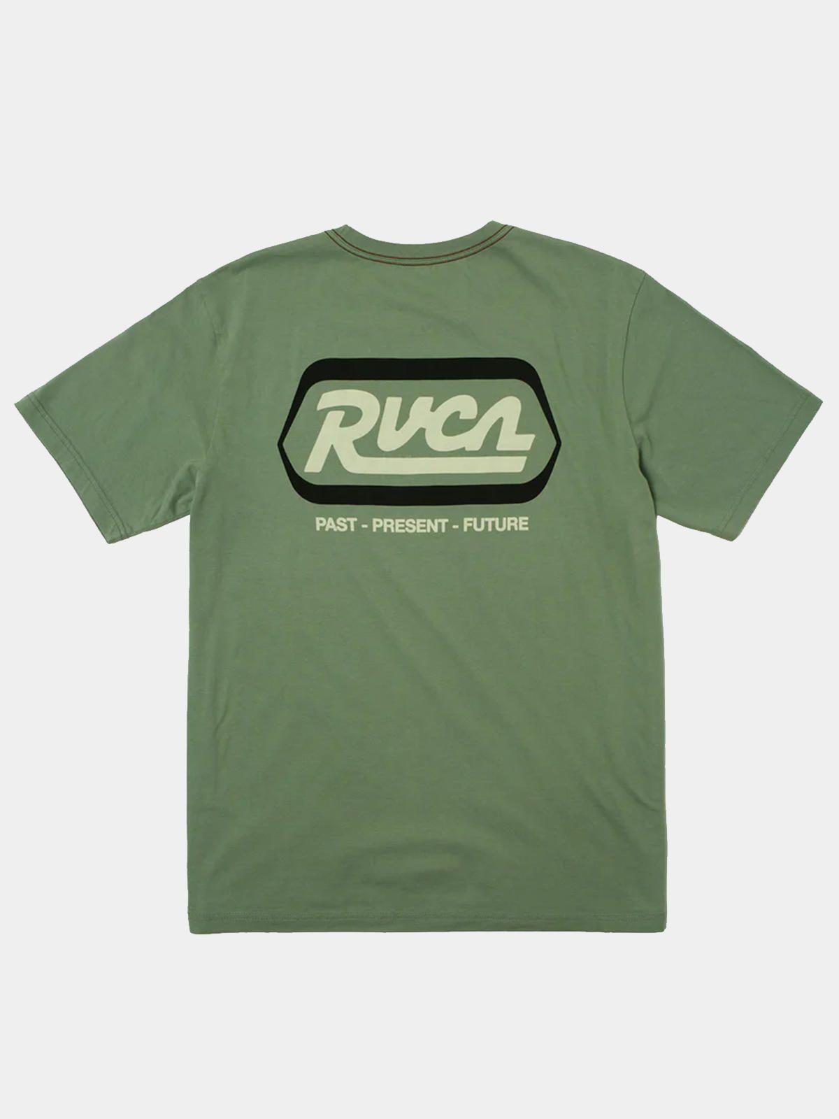 Polera manga corta Hombre Station Verde-1