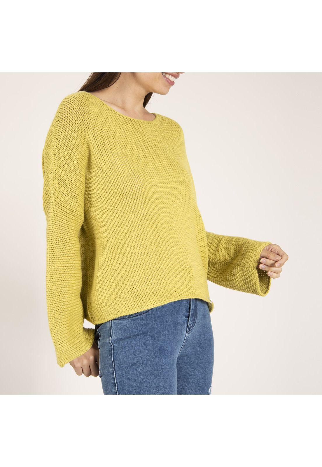 Chaleco Alpaca Mujer Sisa Amarillo-1