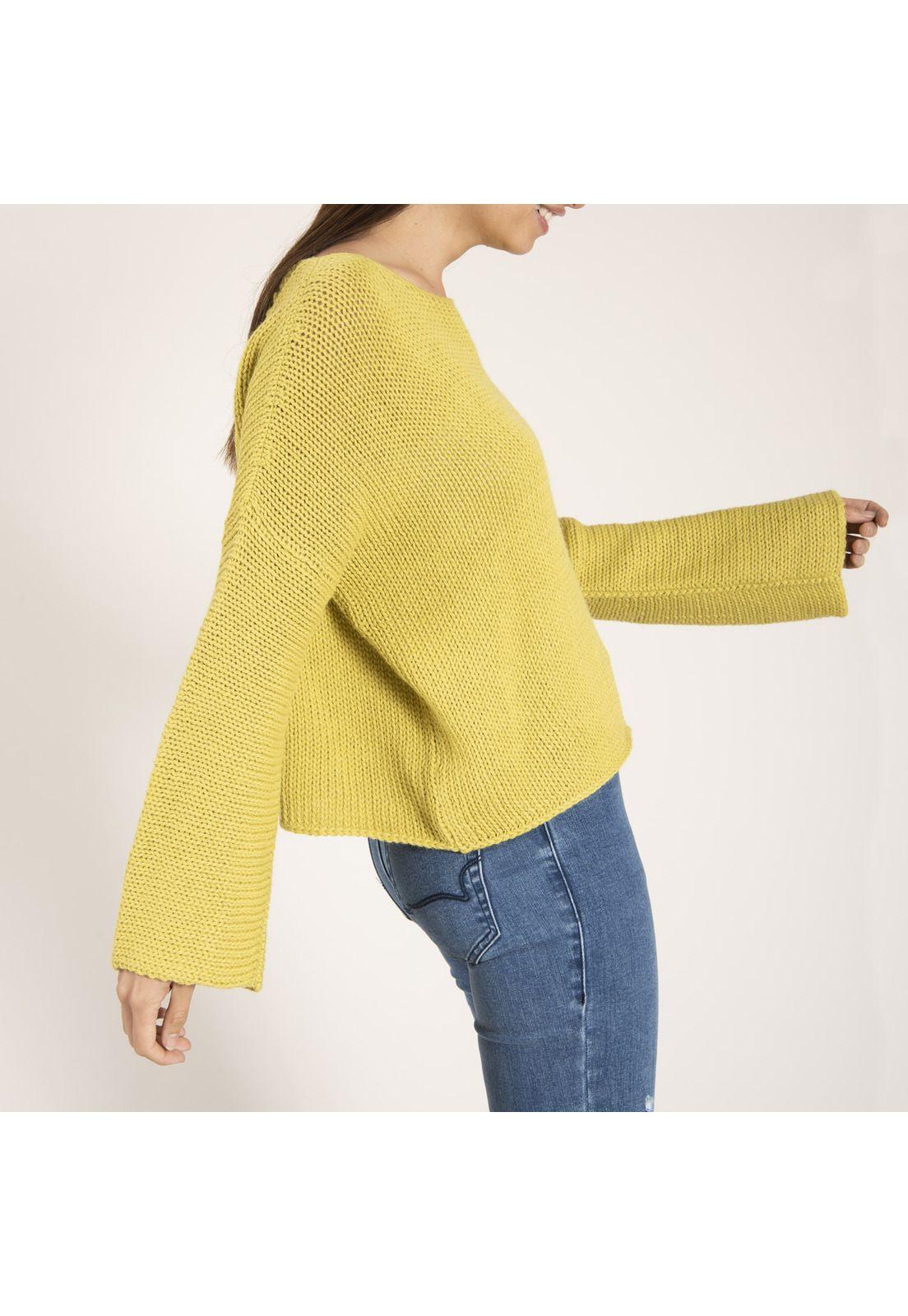 Chaleco Alpaca Mujer Sisa Amarillo-2