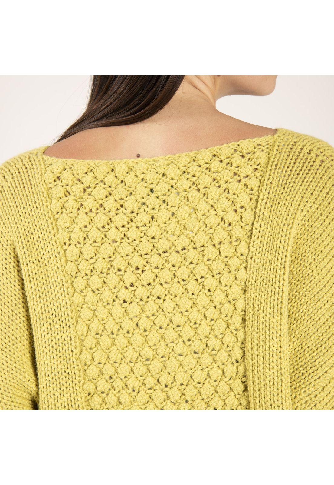 Chaleco Alpaca Mujer Sisa Amarillo-4