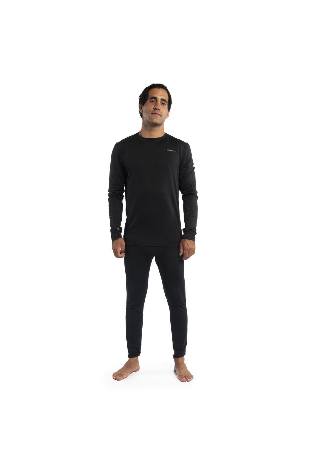 Calza Primera Capa Hombre First Layer Negro-4
