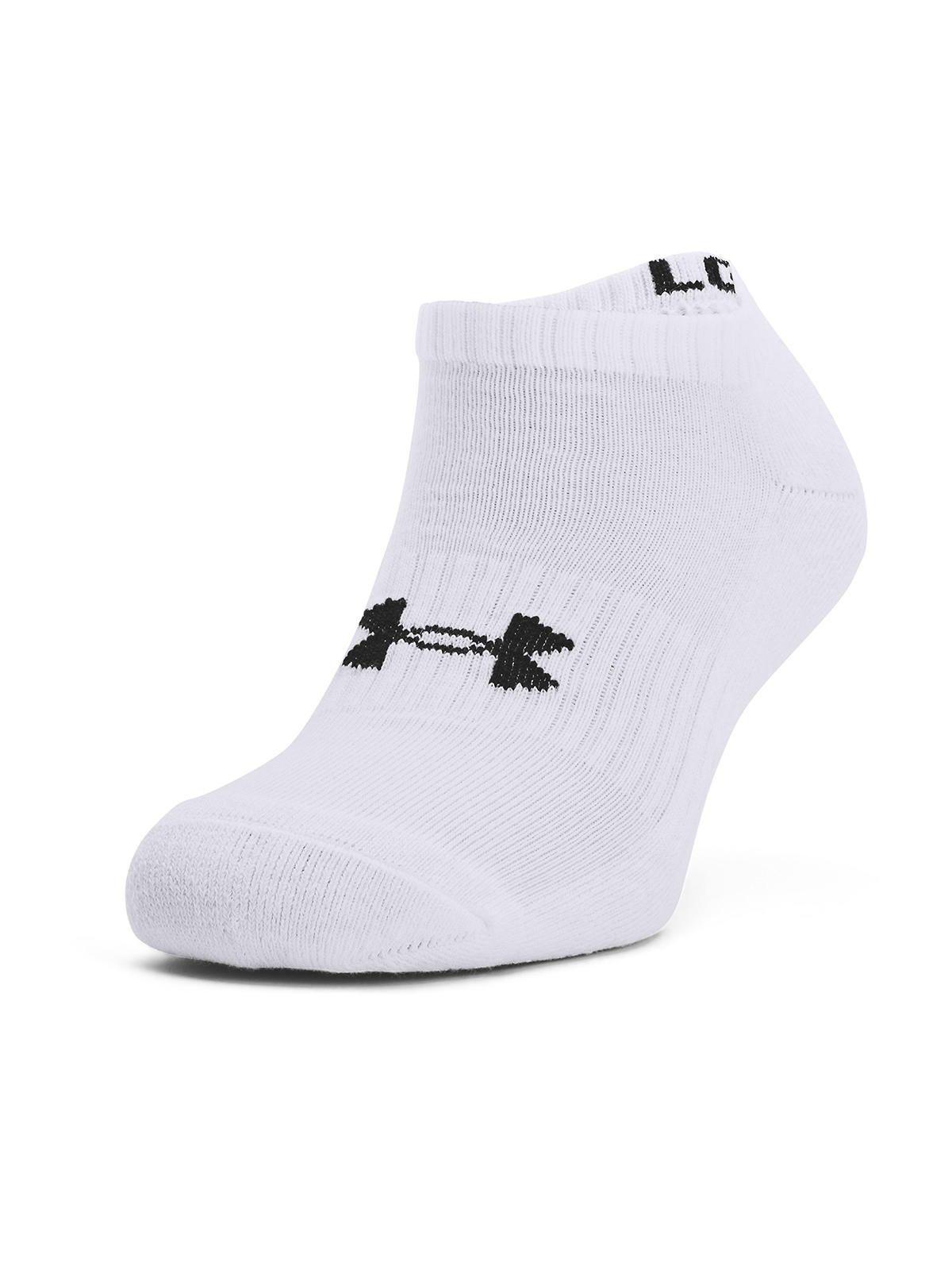 Pack 3 Calcetines unisex UA Core Blanco-0