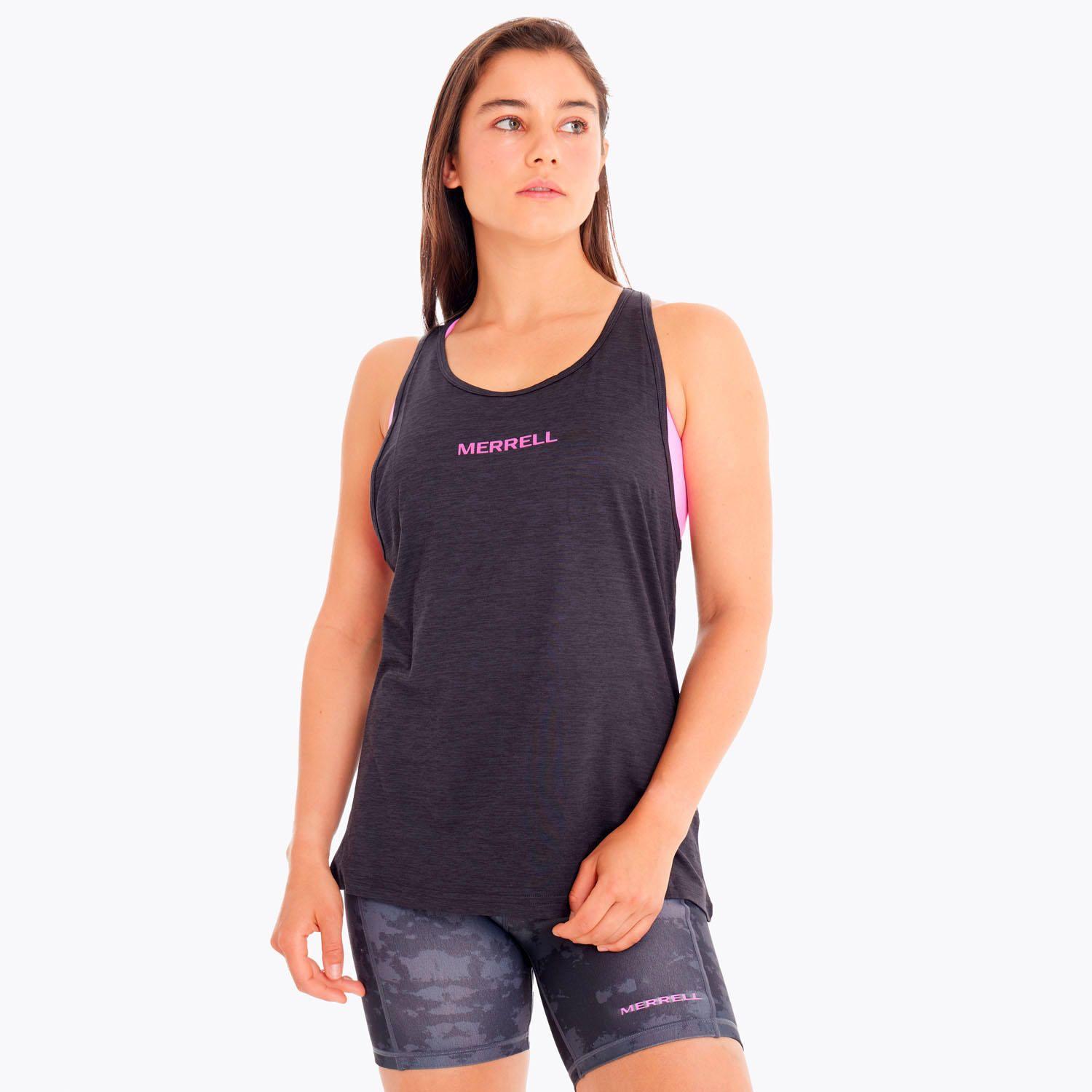 Polera Mujer Trail Running Edic Skyfire Negro-0