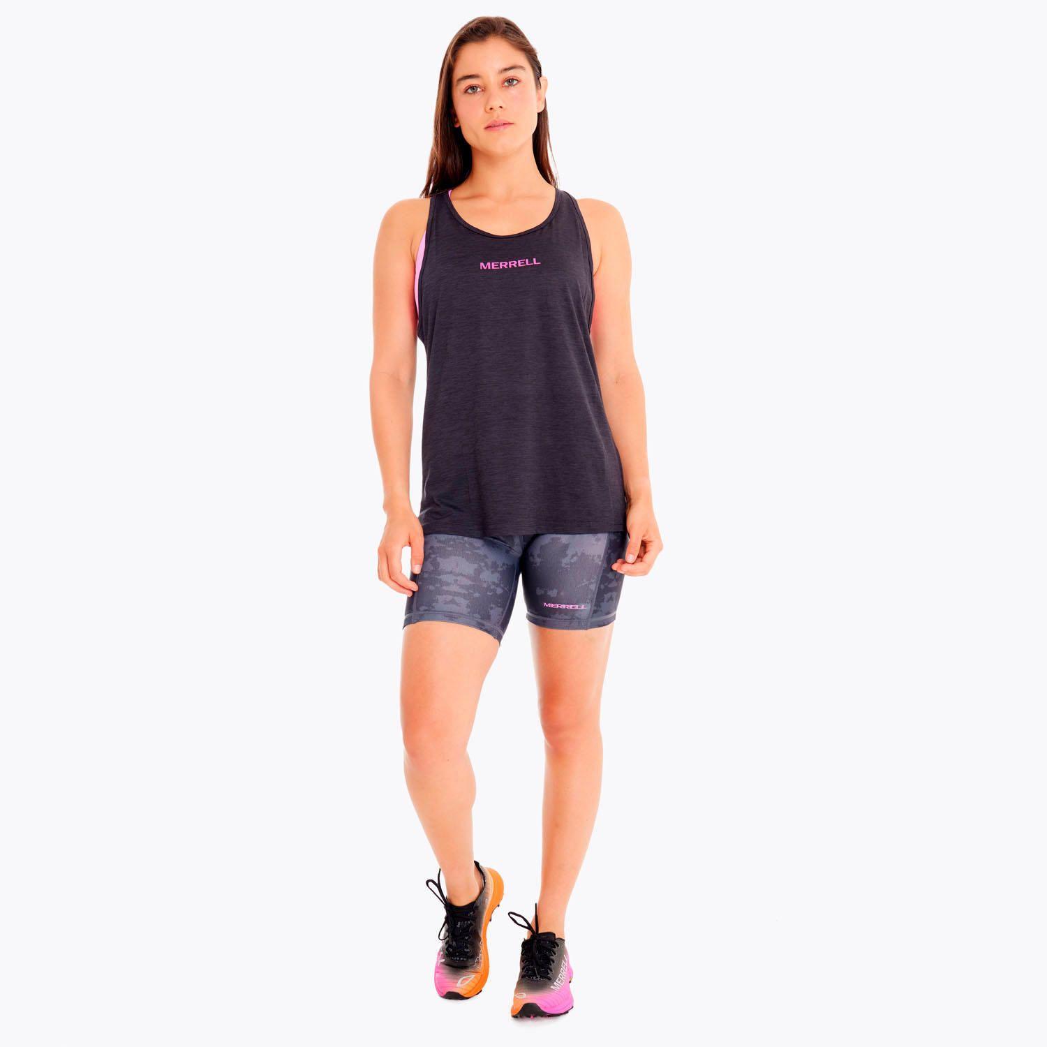 Polera Mujer Trail Running Edic Skyfire Negro-4