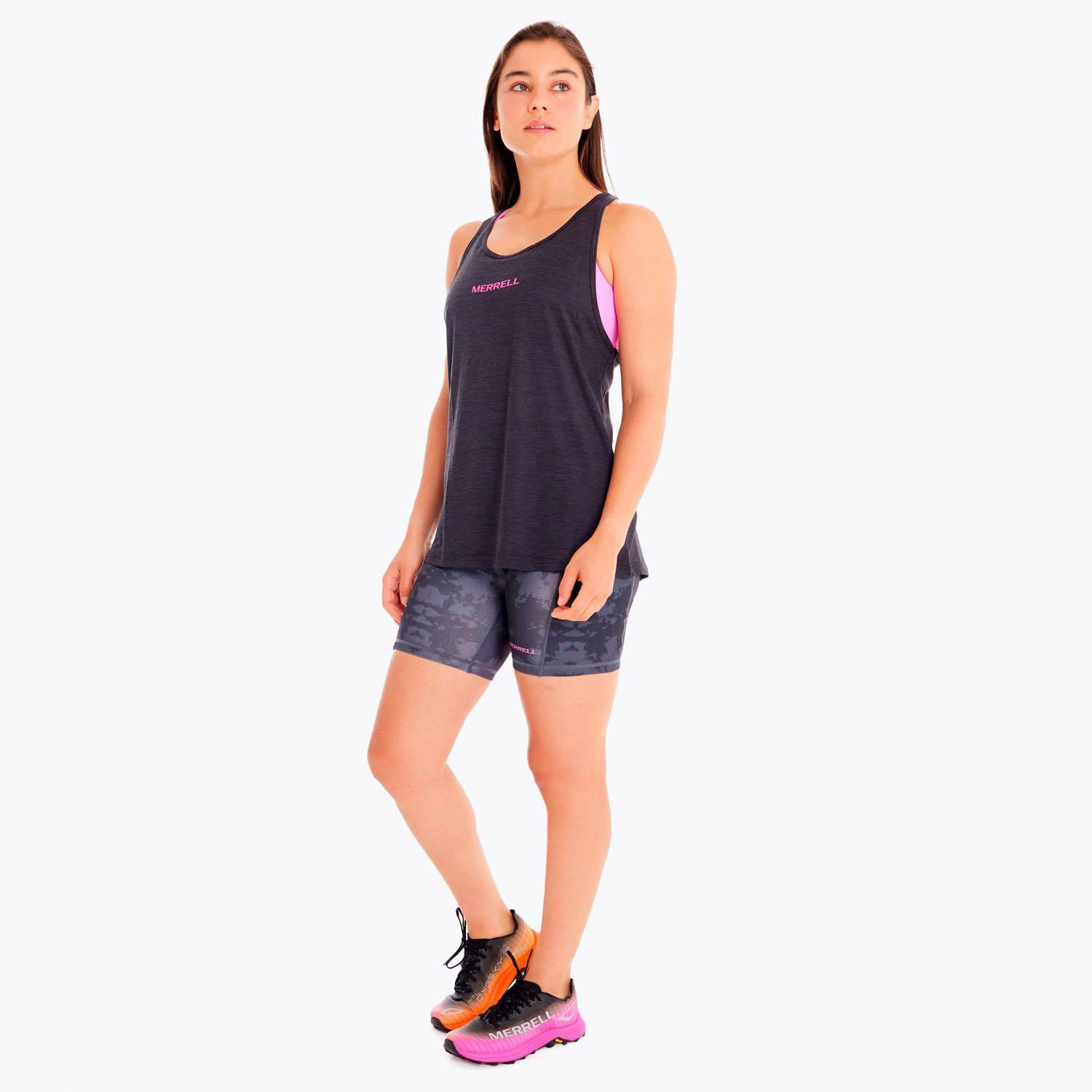 Polera Mujer Trail Running Edic Skyfire Negro-5