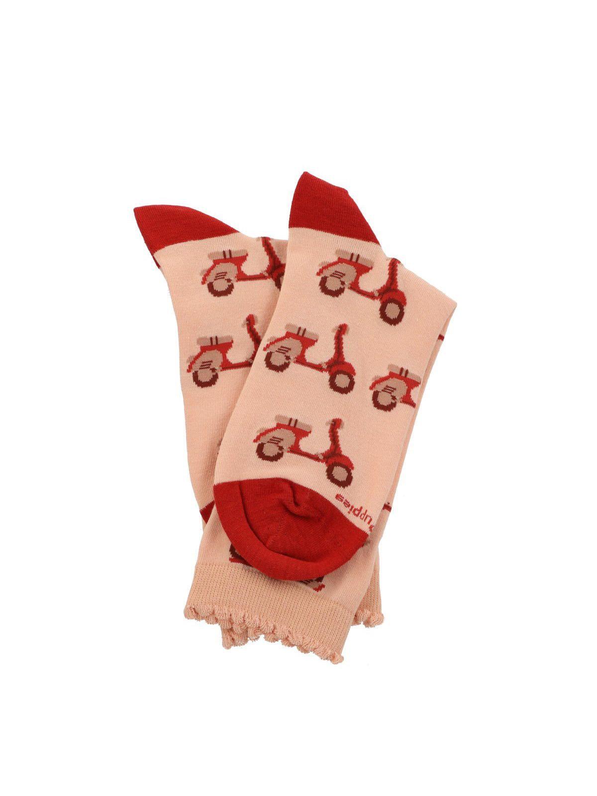 Calcetín Algodón Mujer C St Vespa Rosado-2