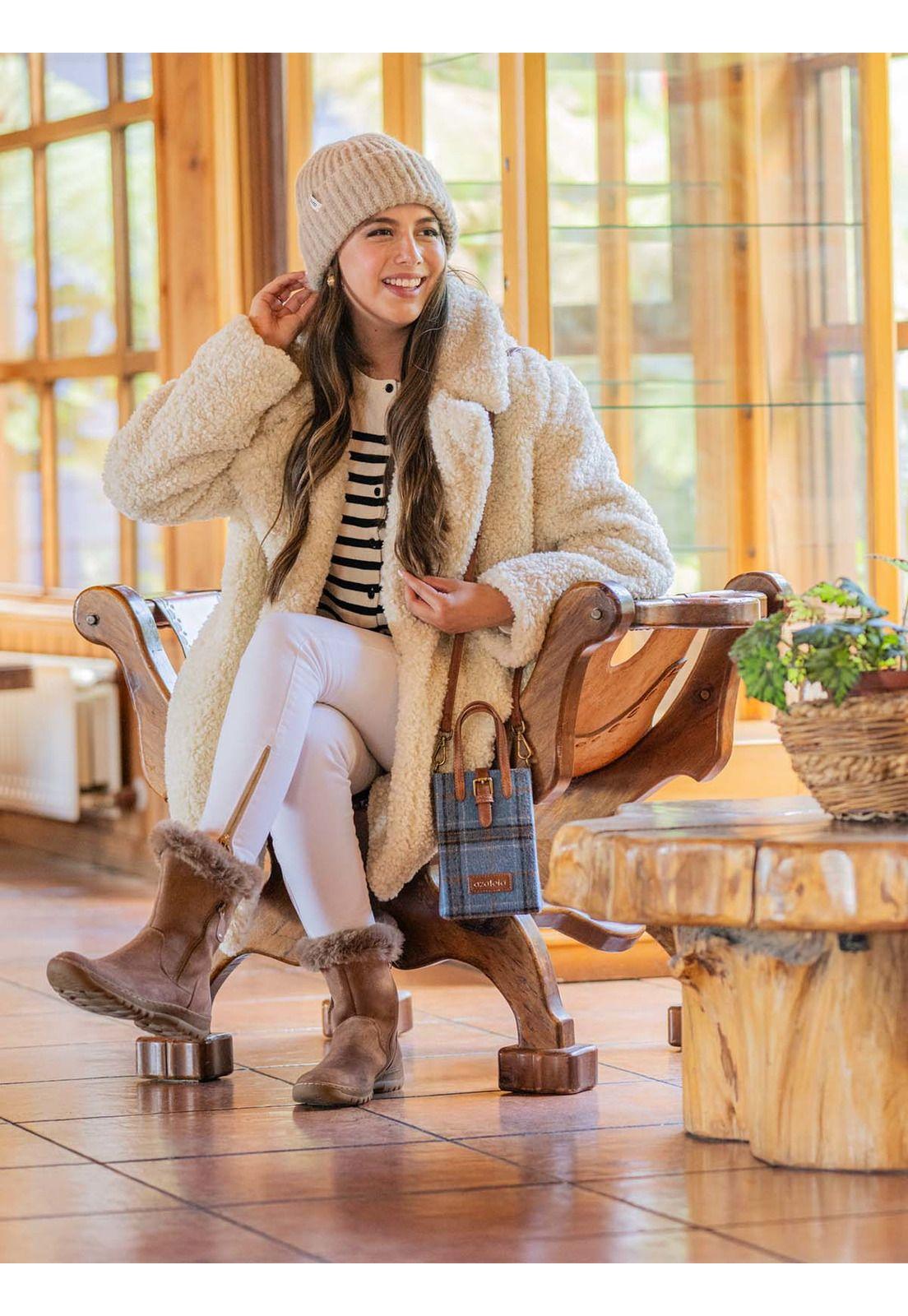 Gorros  Beanie Comfy Mujer Beige-1