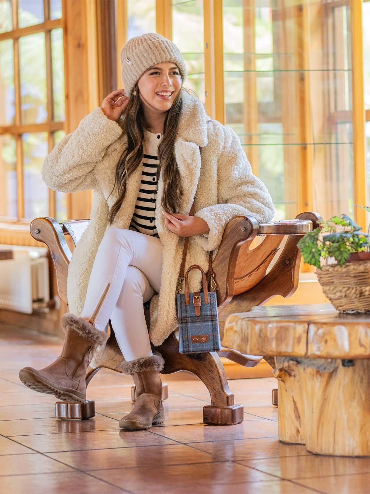 Gorros  Beanie Comfy Mujer Beige-1