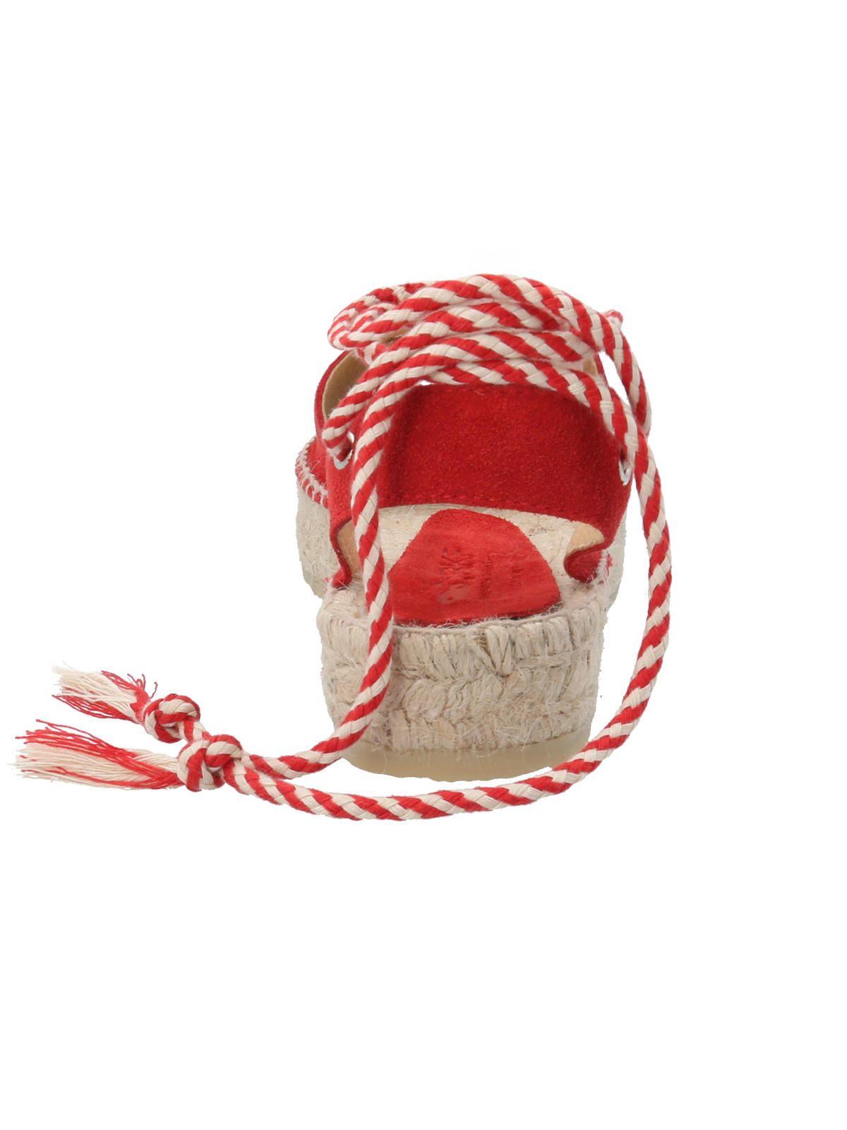 Alpargata Cuero Mujer Ivy Rojo-6