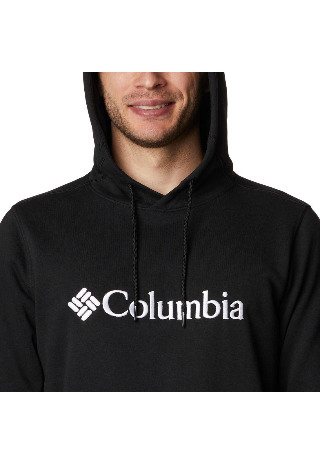 Polerón Basic Logo II Hoodie Negro Hombre-1