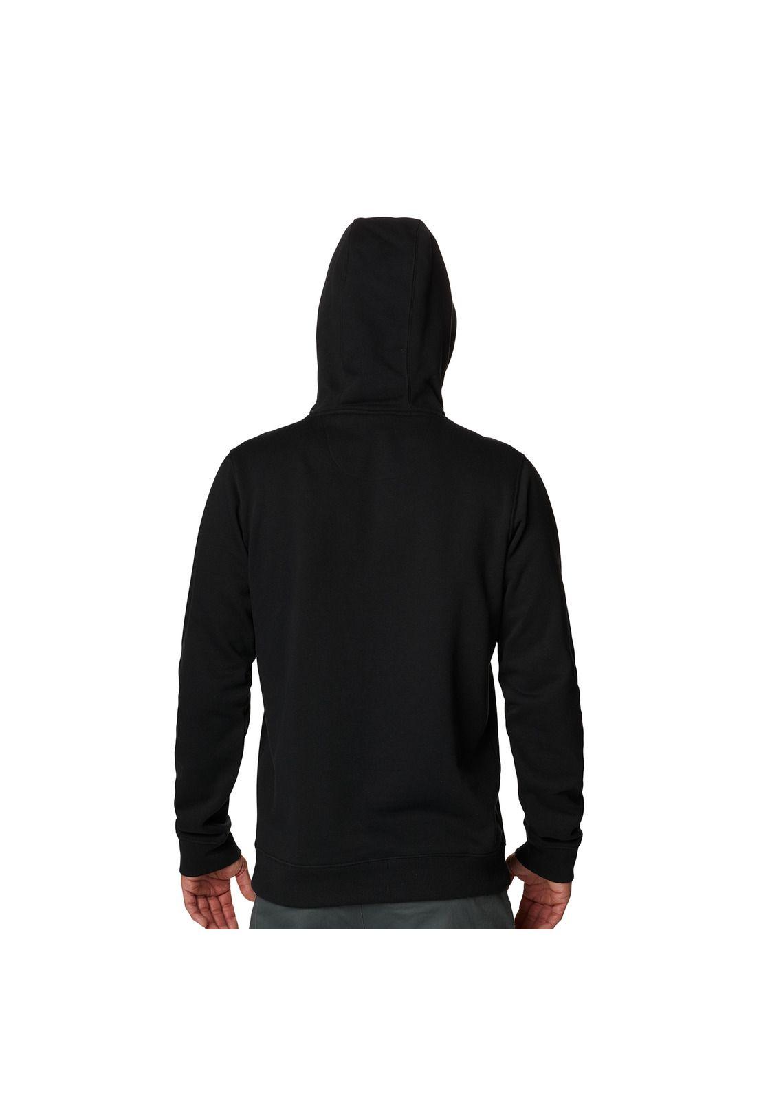 Polerón Basic Logo II Hoodie Negro Hombre-5
