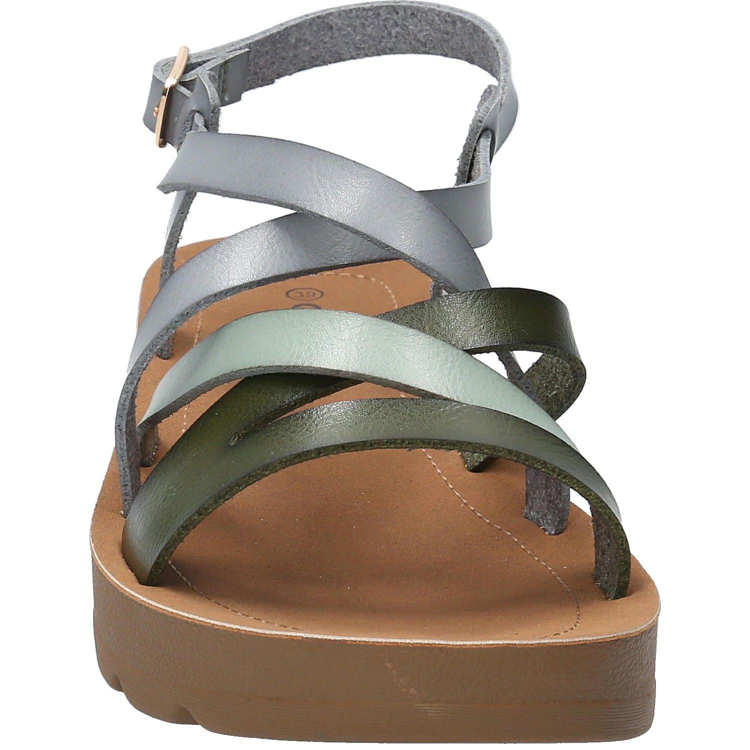 Sandalia Falana Azul Mujer-3