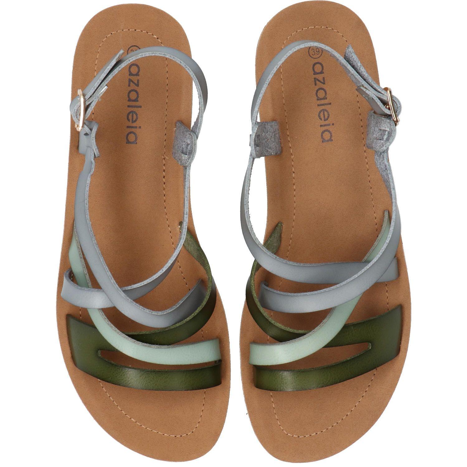 Sandalia Falana Azul Mujer-7