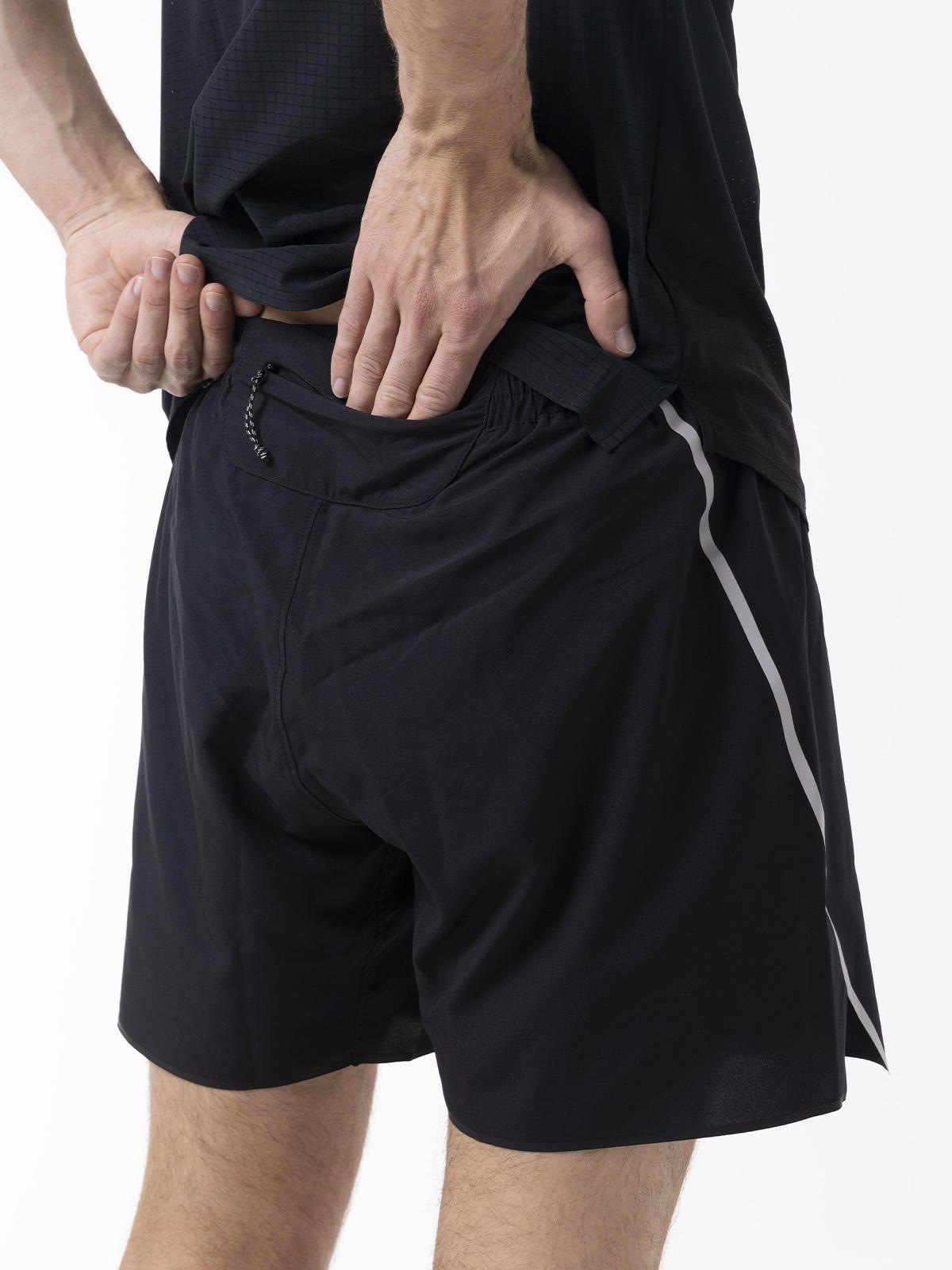 Short Mujer Trail Run Negro-1