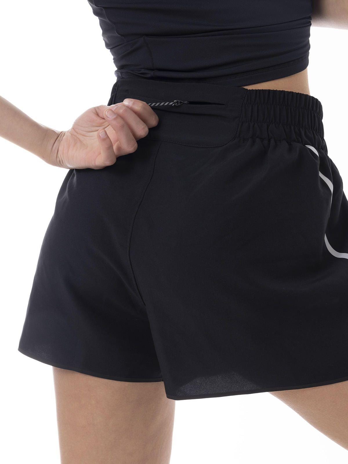 Short Mujer Trail Run Negro-5