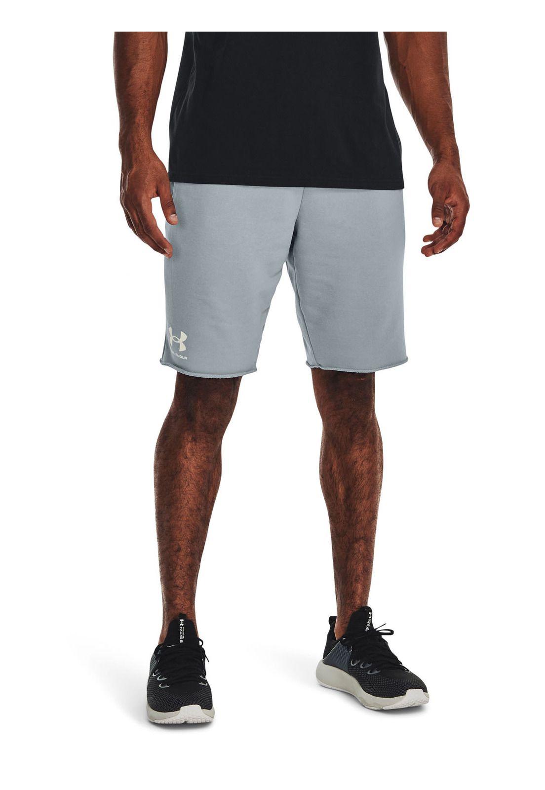 Shorts de polar UA Rival para hombre Azul-3