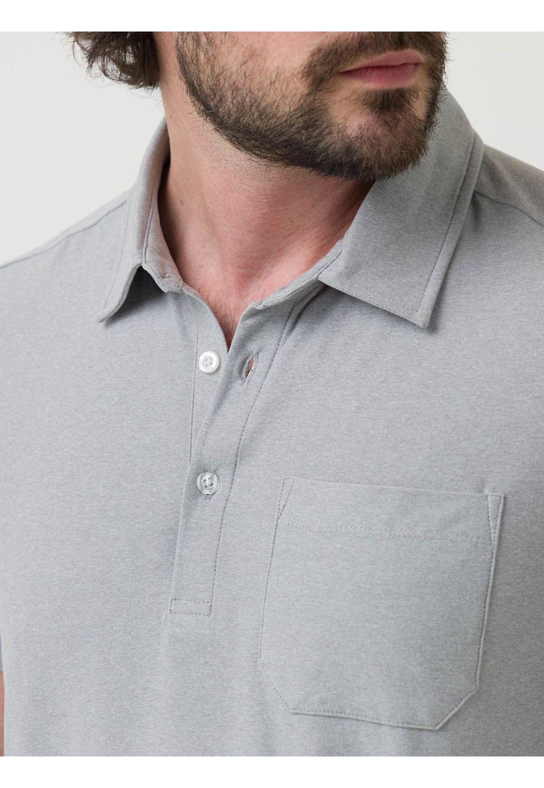 Polera Fibras Recicladas Hombre Trento Gris-3