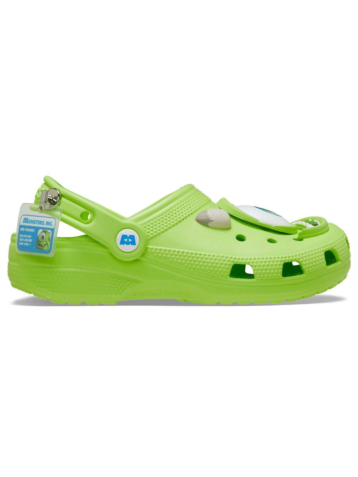 Zueco Crocs Hombre Monsters Inc Mike Verde Manzana-0