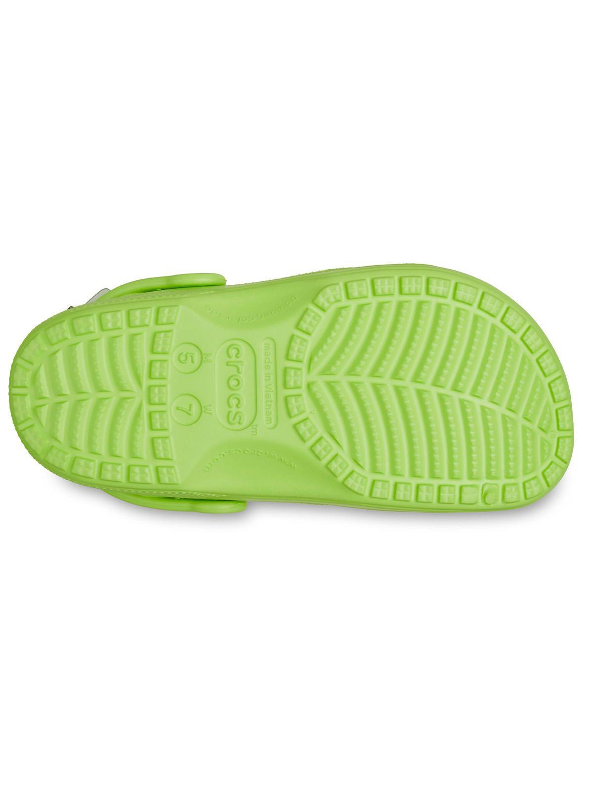 Zueco Crocs Hombre Monsters Inc Mike Verde Manzana-5