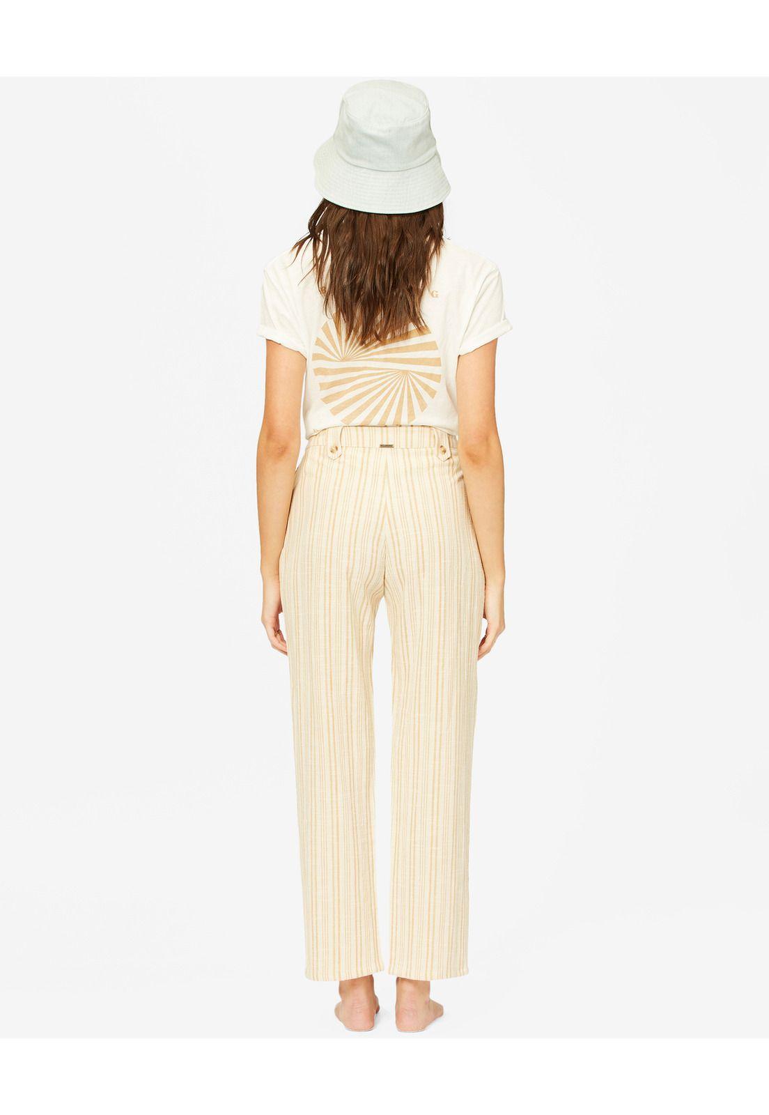 Pantalón Mujer Work Waves Blanco-2