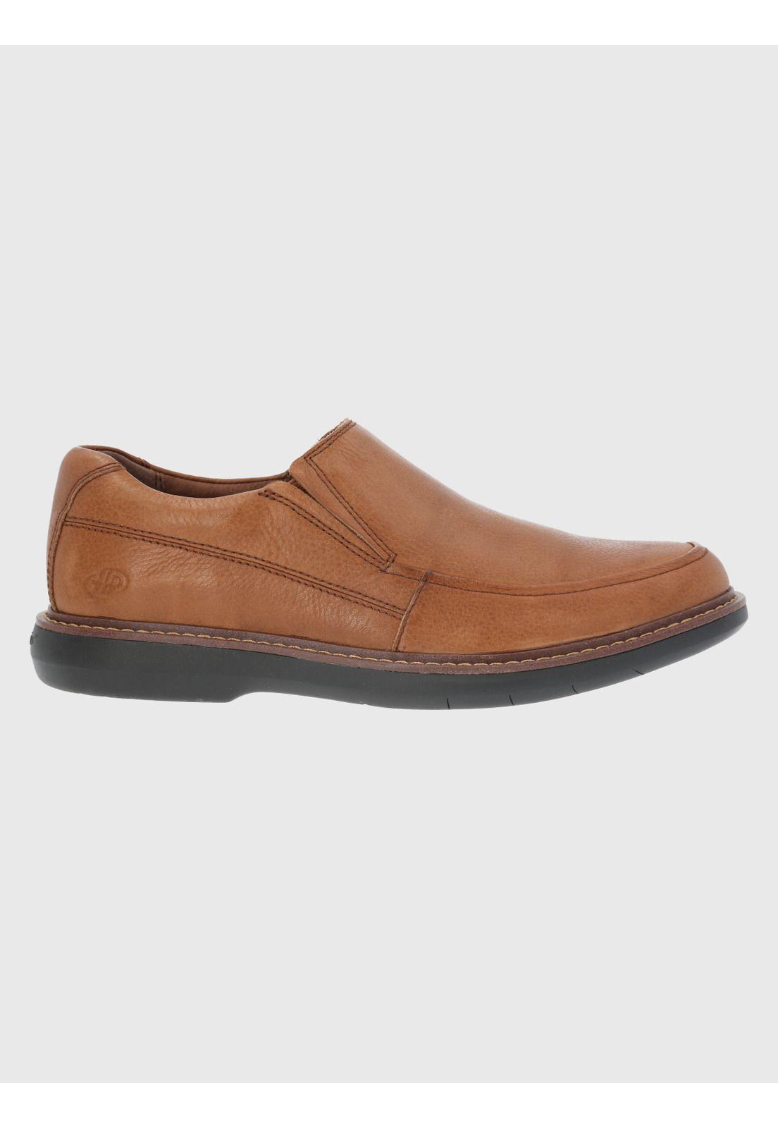 Zapato Cuero Café Claro Hombre Oregon -1