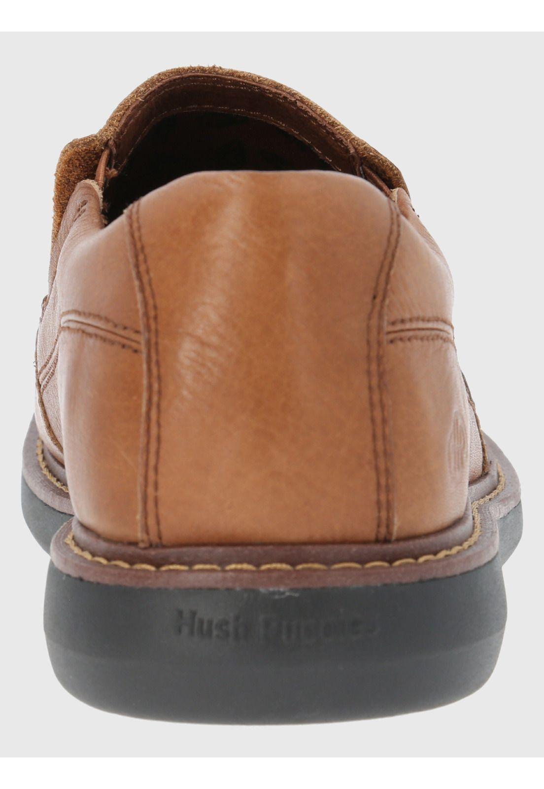 Zapato Cuero Café Claro Hombre Oregon -6