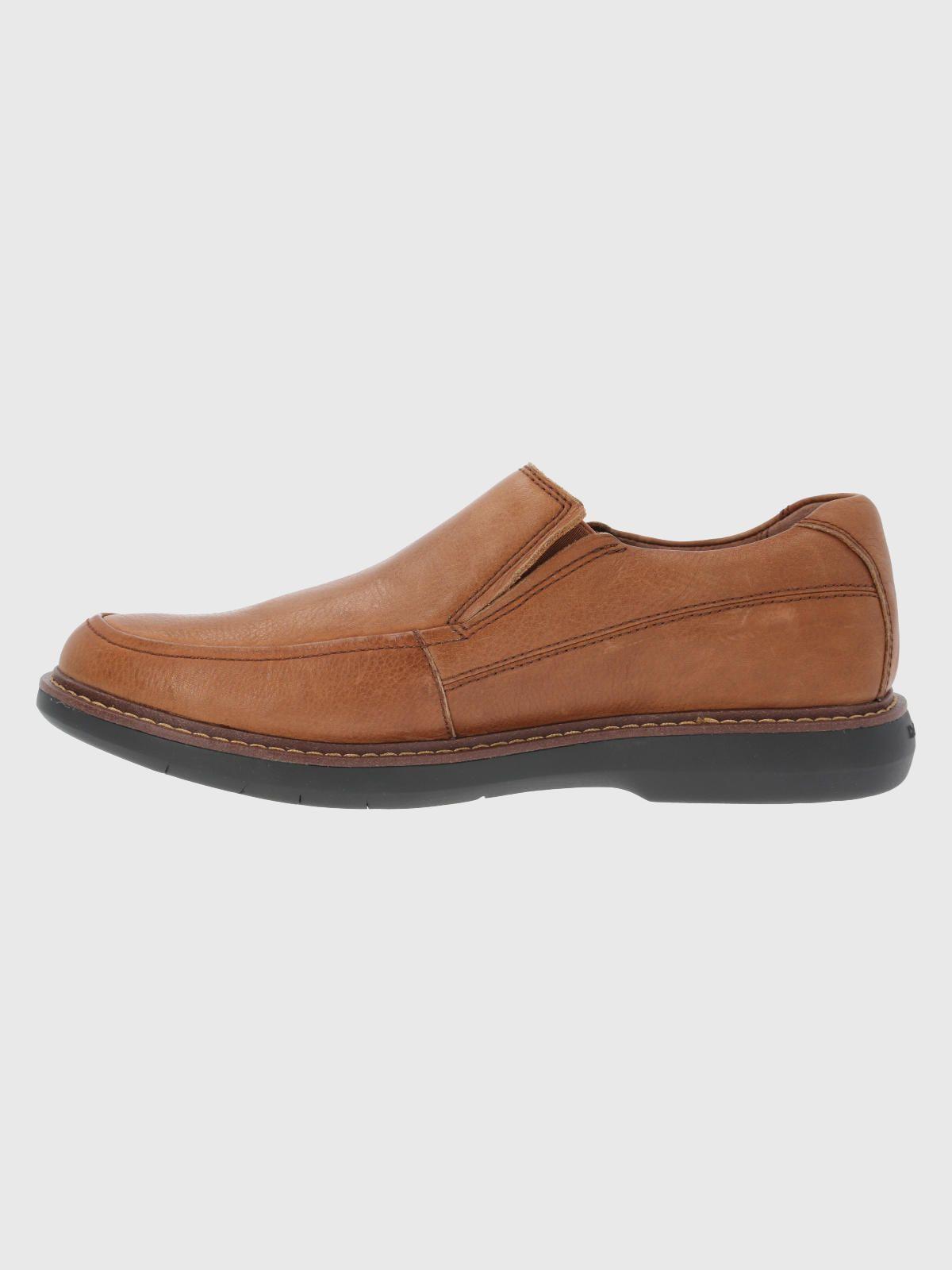Zapato Cuero Café Claro Hombre Oregon -5