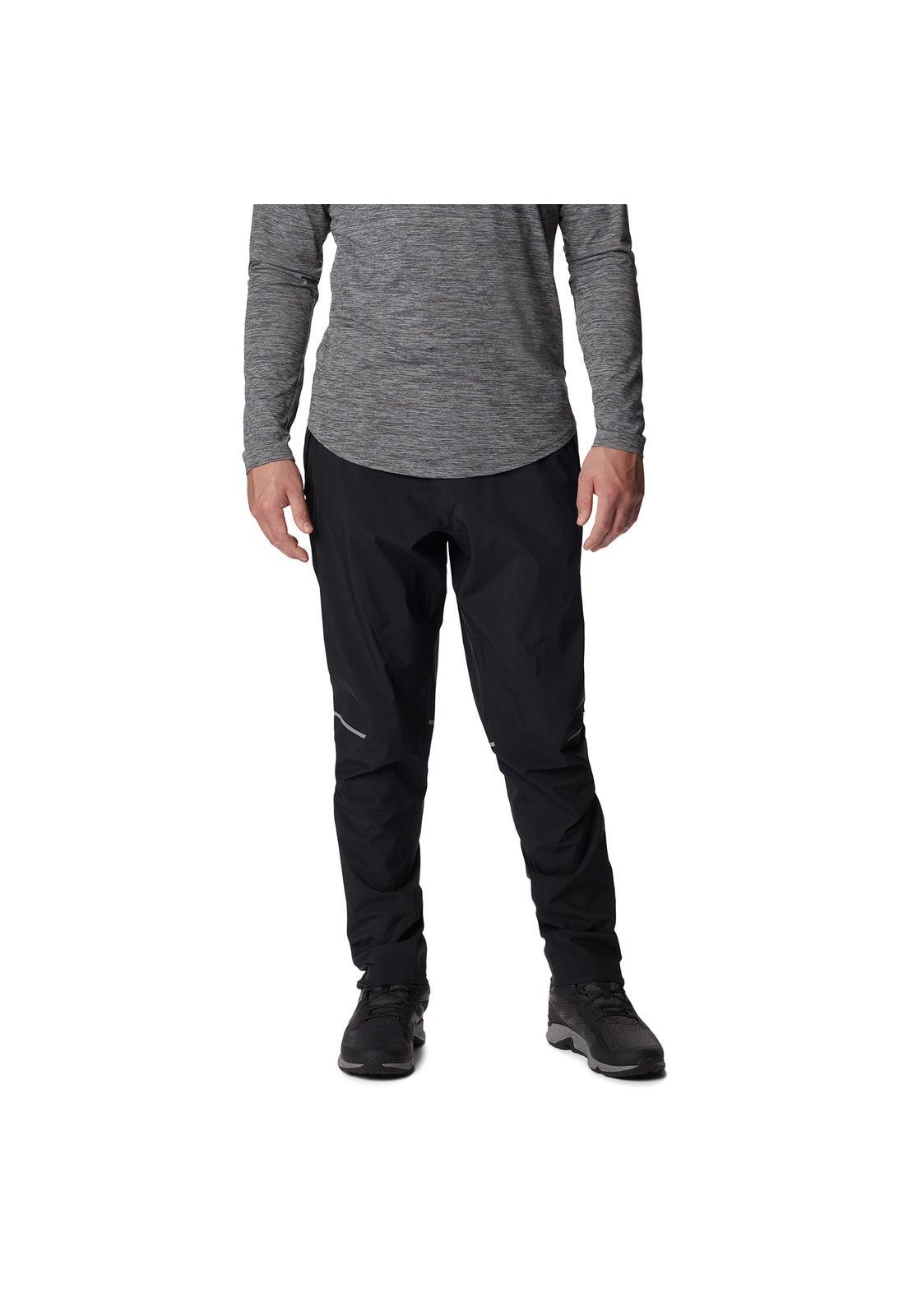 Pantalón Hombre Hazy Trail Rain Negro-0
