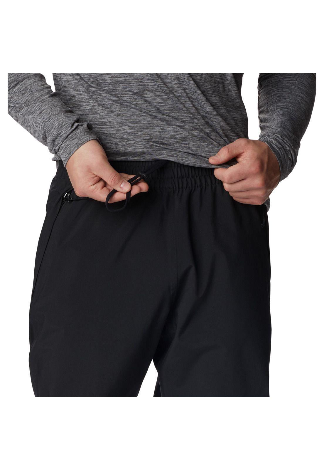 Pantalón Hombre Hazy Trail Rain Negro-4
