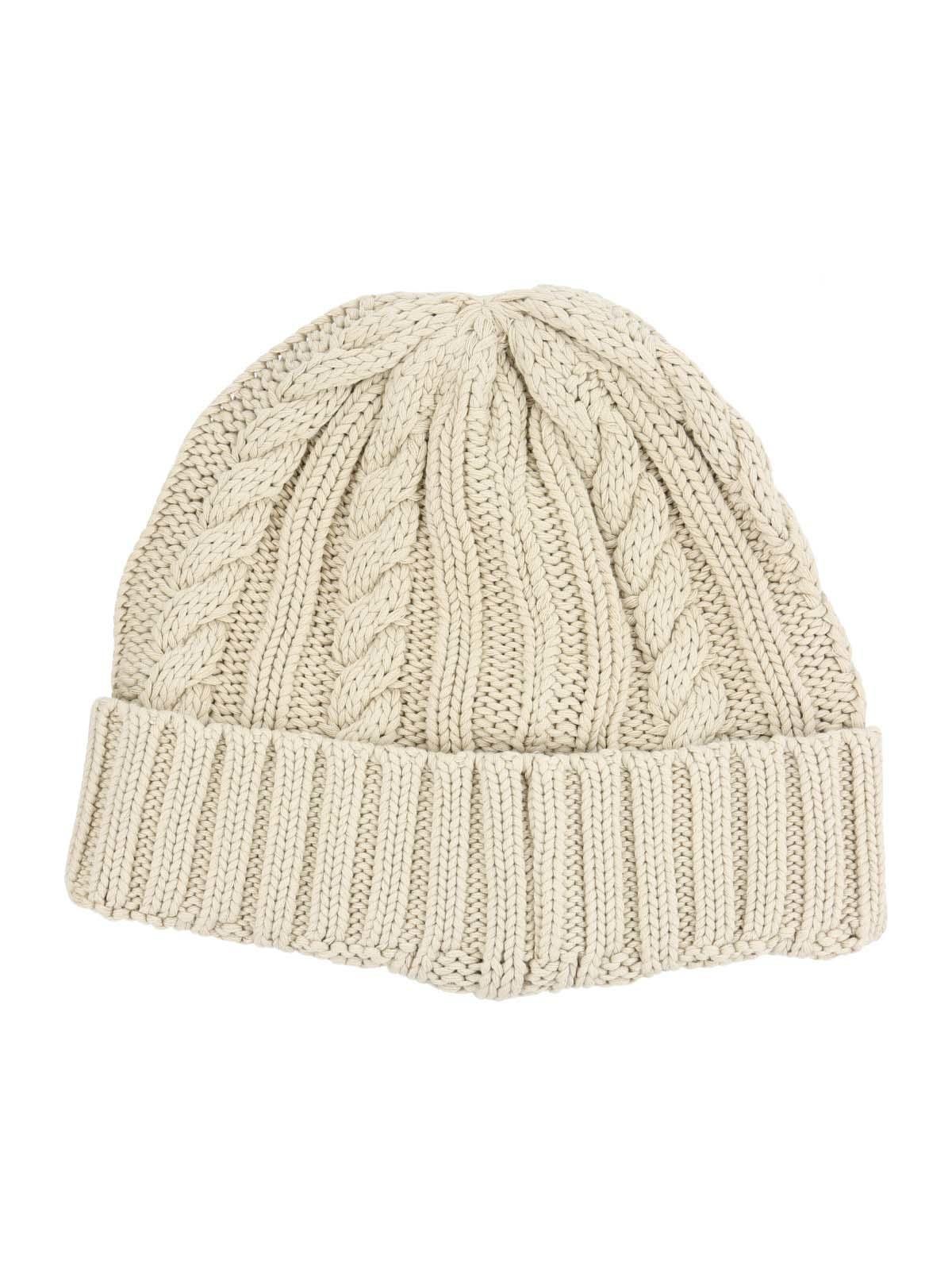 Gorro Unisex Beanie Braid Washed Amarillo-1