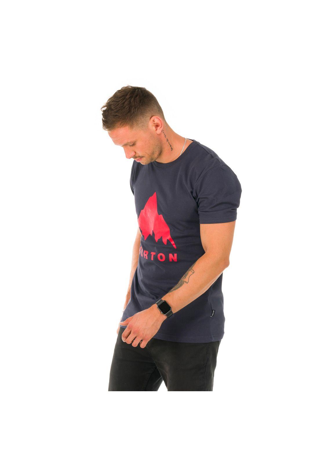Polera M/C Hombre Mountain II Grafito -1