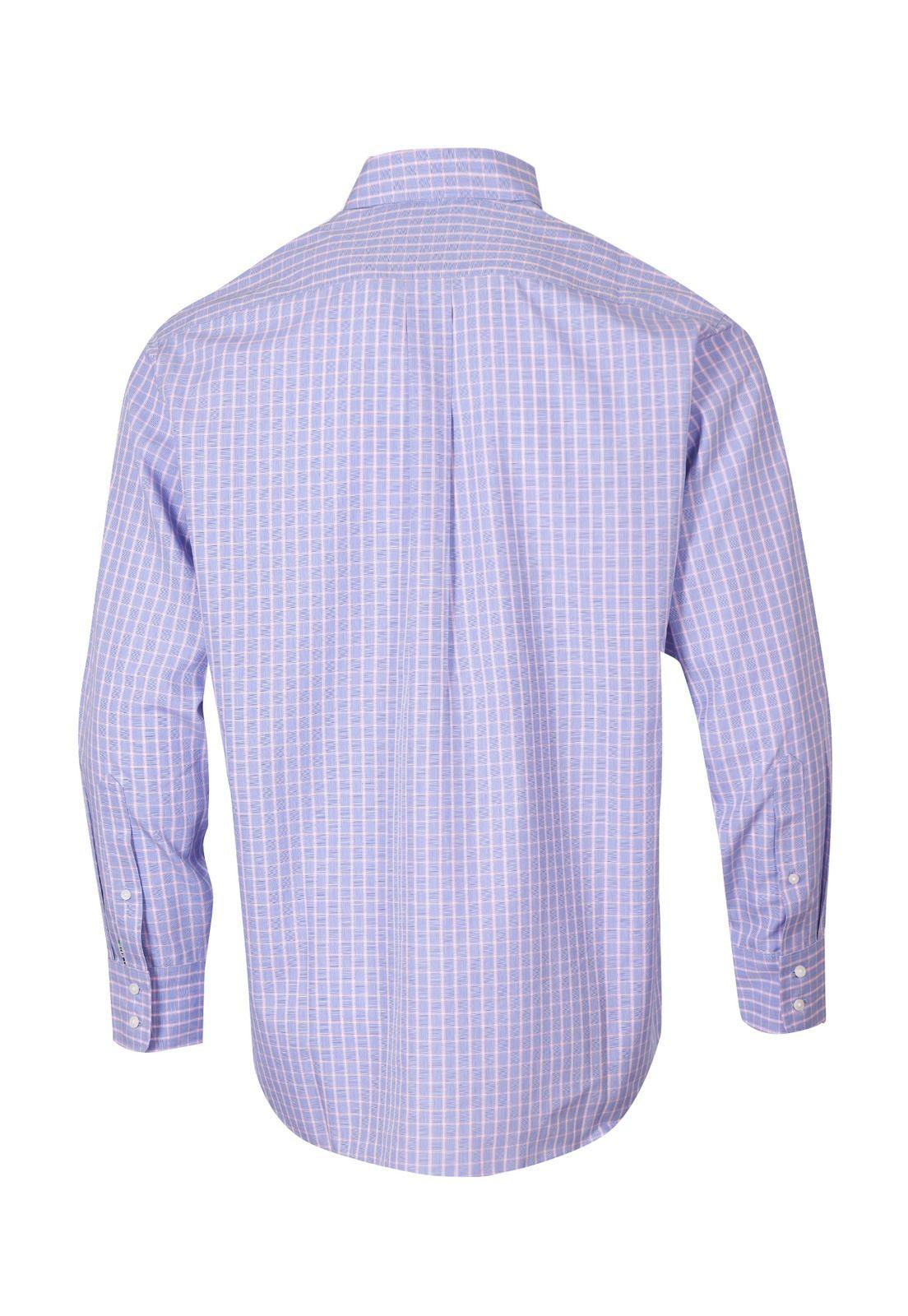 Camisa Libre De Arrugas Hombre WF Rosado-3
