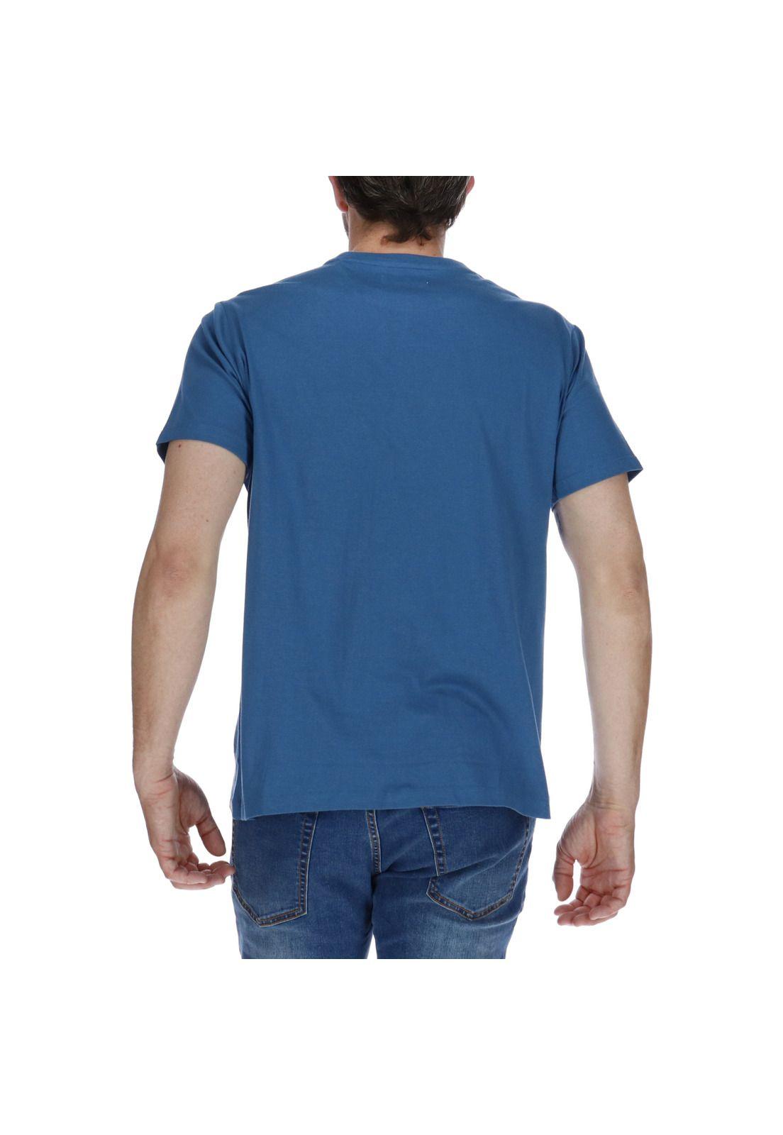 Polera Abstract Build Azul Marino-2