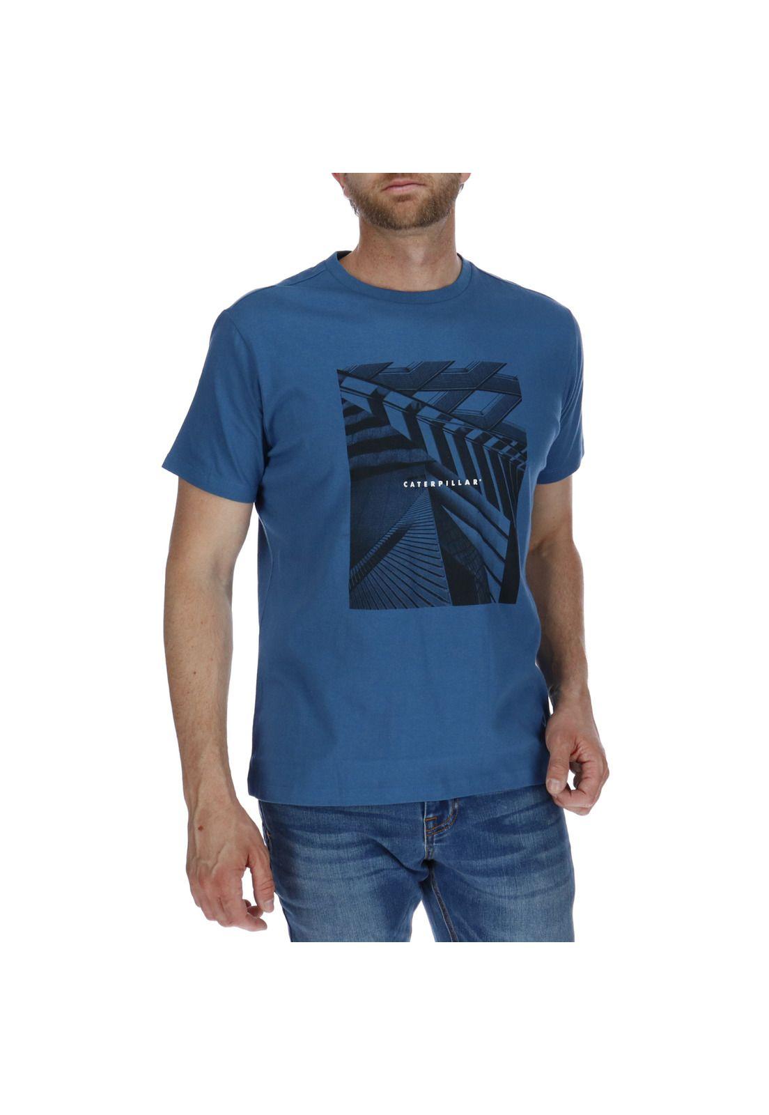 Polera Abstract Build Azul Marino-3