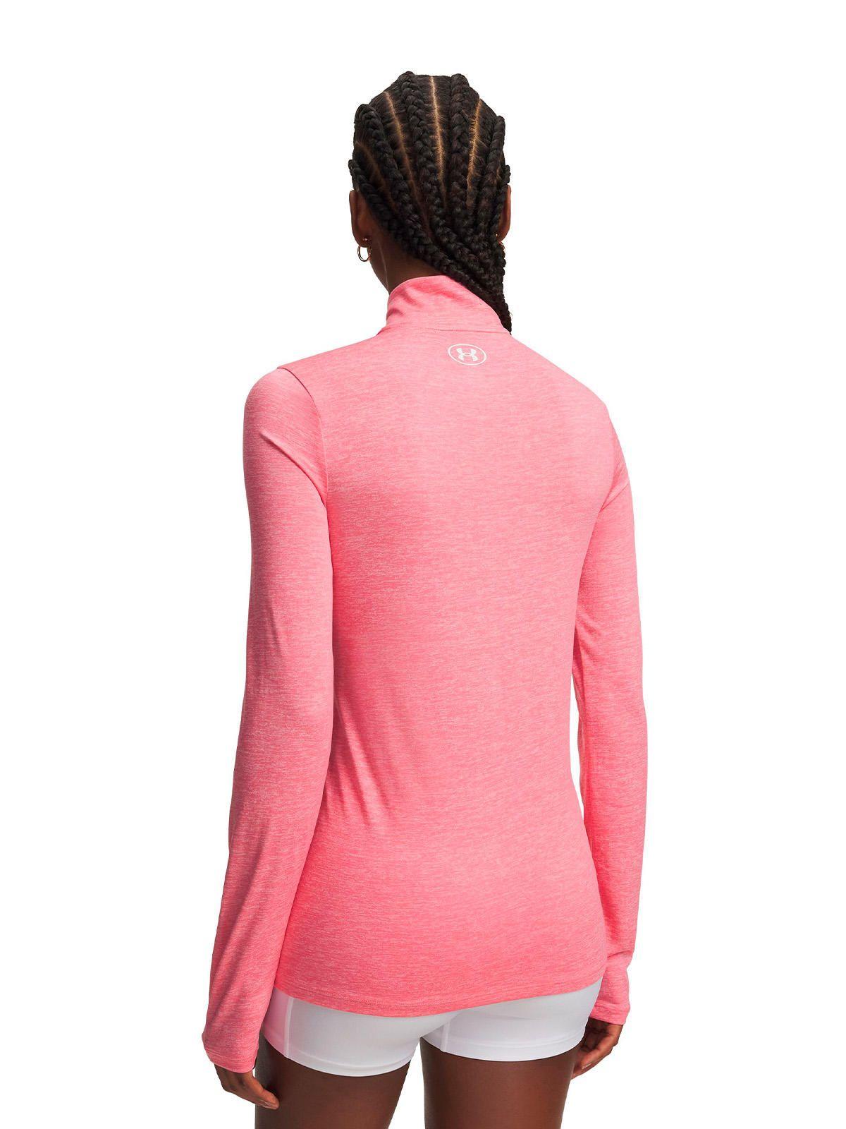 Poleron UA Tech Twist Rosado Mujer-1