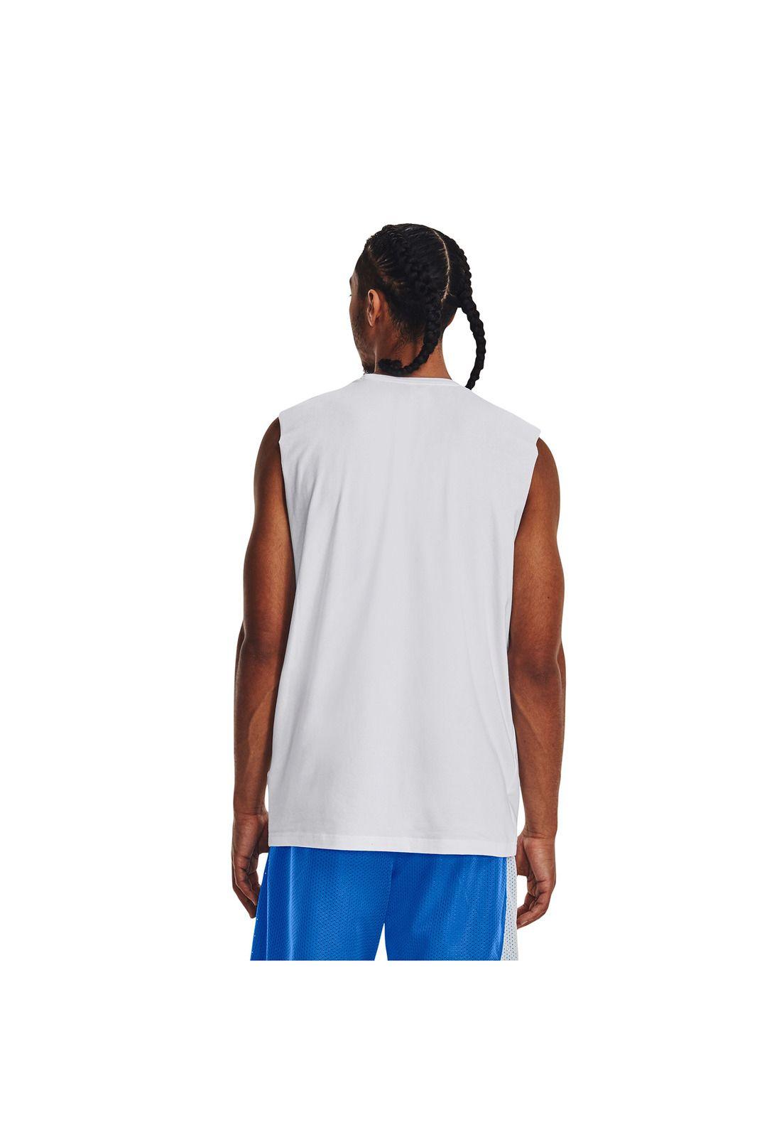 Camiseta Hombre Curry Slvs Tee Blanco-1