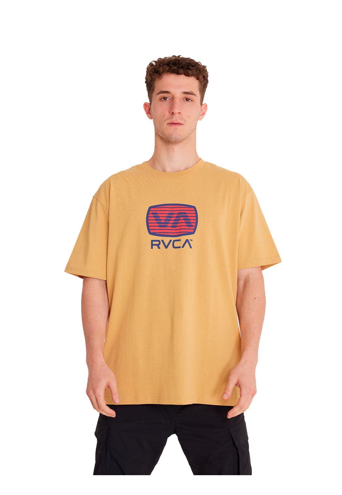 Polera manga corta Hombre Transistor Naranja-0