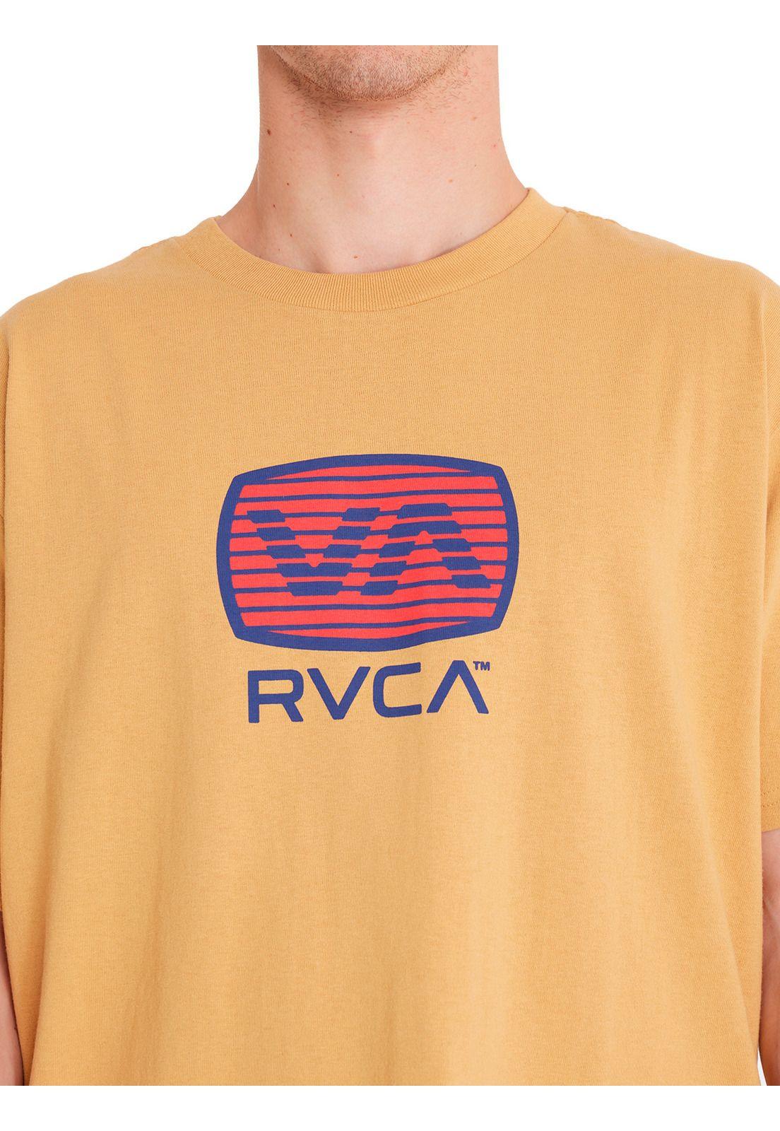 Polera manga corta Hombre Transistor Naranja-3