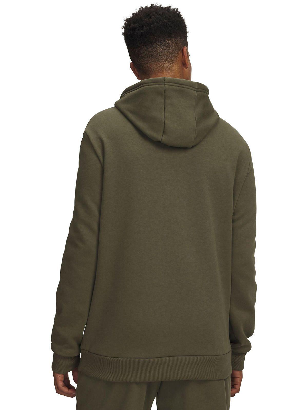 Polerón UA Project Rock Rival Fleece Verde Hombre-1