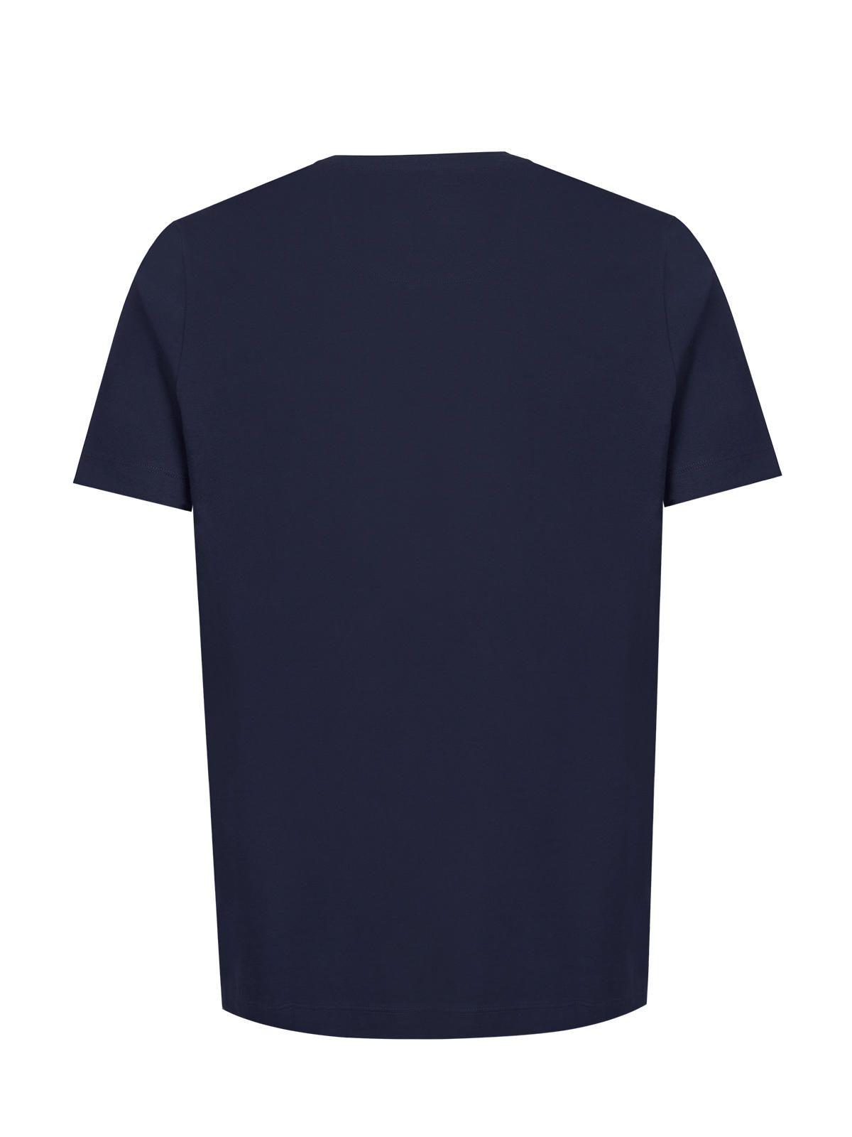 Polera Algodón Orgánico Hombre Basic Azul marino-1
