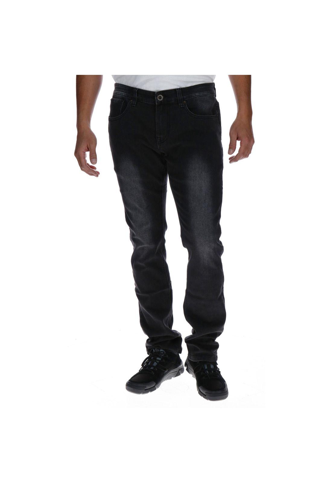Jeans Hombre Ninety Eight Slim Algodón Grafito-0