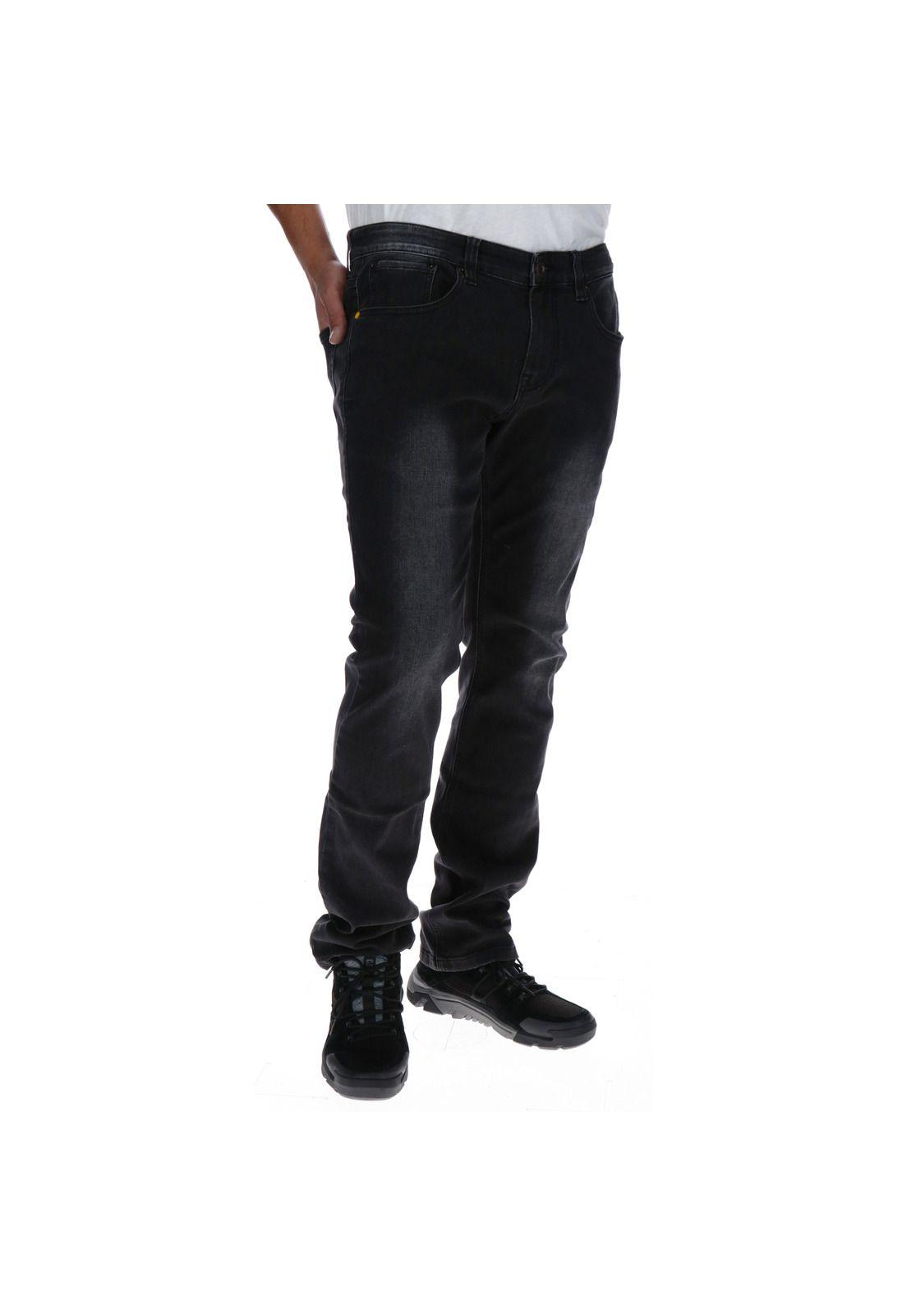 Jeans Hombre Ninety Eight Slim Algodón Grafito-3