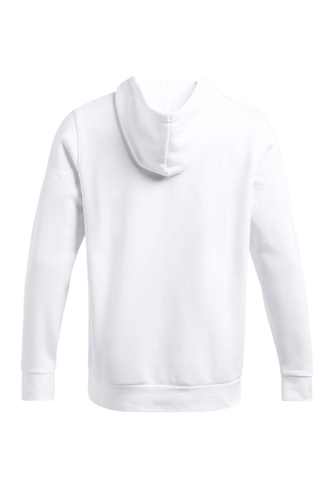 Polerón UA Icon para hombre Blanco-1
