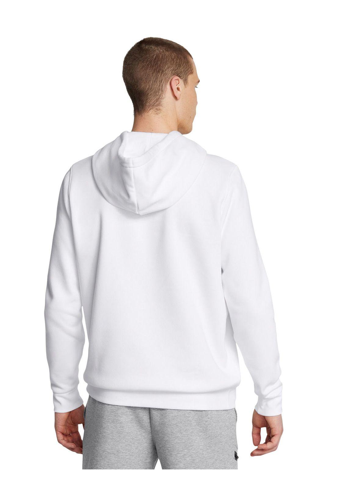 Polerón UA Icon para hombre Blanco-4